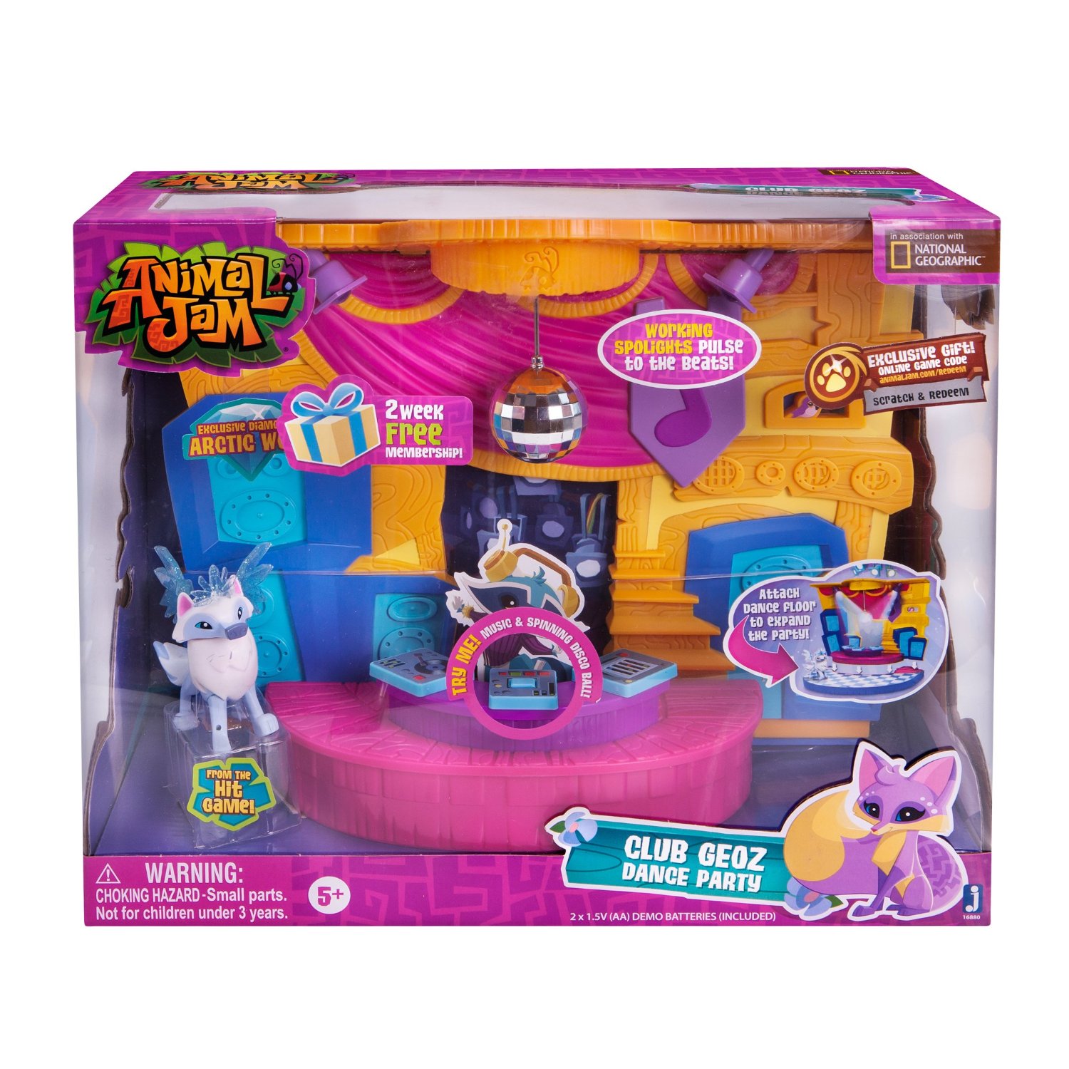 Animal Jam Club Geoz Playset