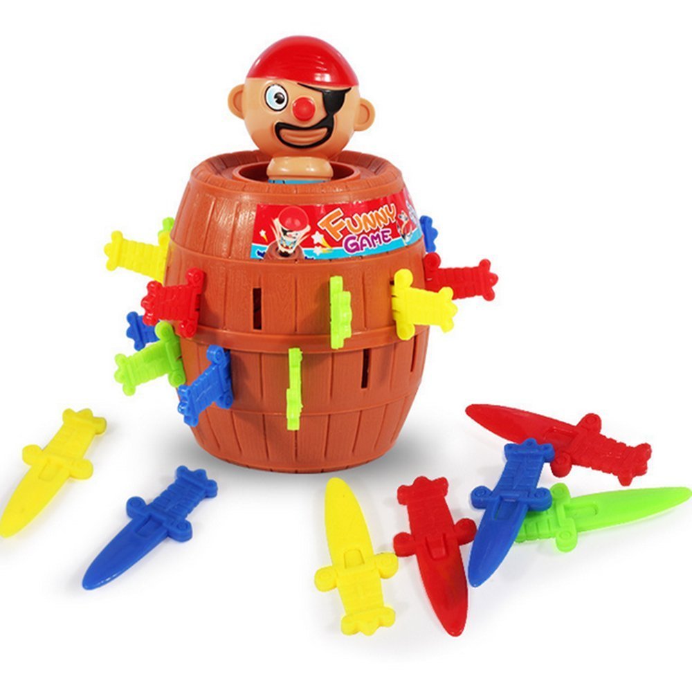 Funny Pop Up Toy Gadget Pirate Barrel Game Review