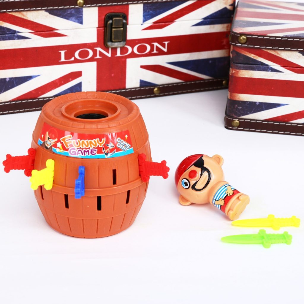 Funny Pop Up Toy Gadget Pirate Barrel Game Review