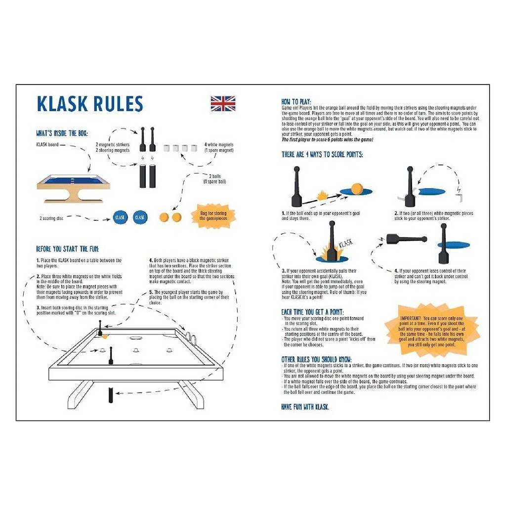 Klask: The Magnetic Game of Skill