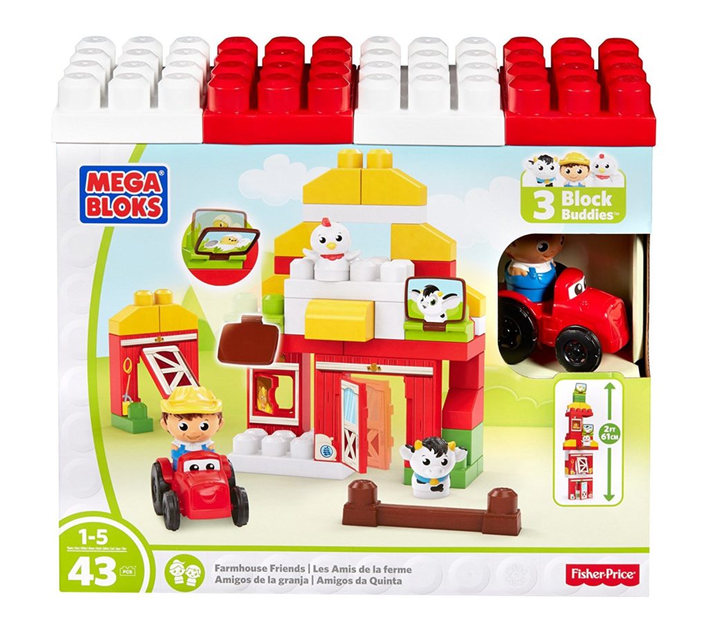 Mega Bloks First Builders Farmhouse Friends Building Set