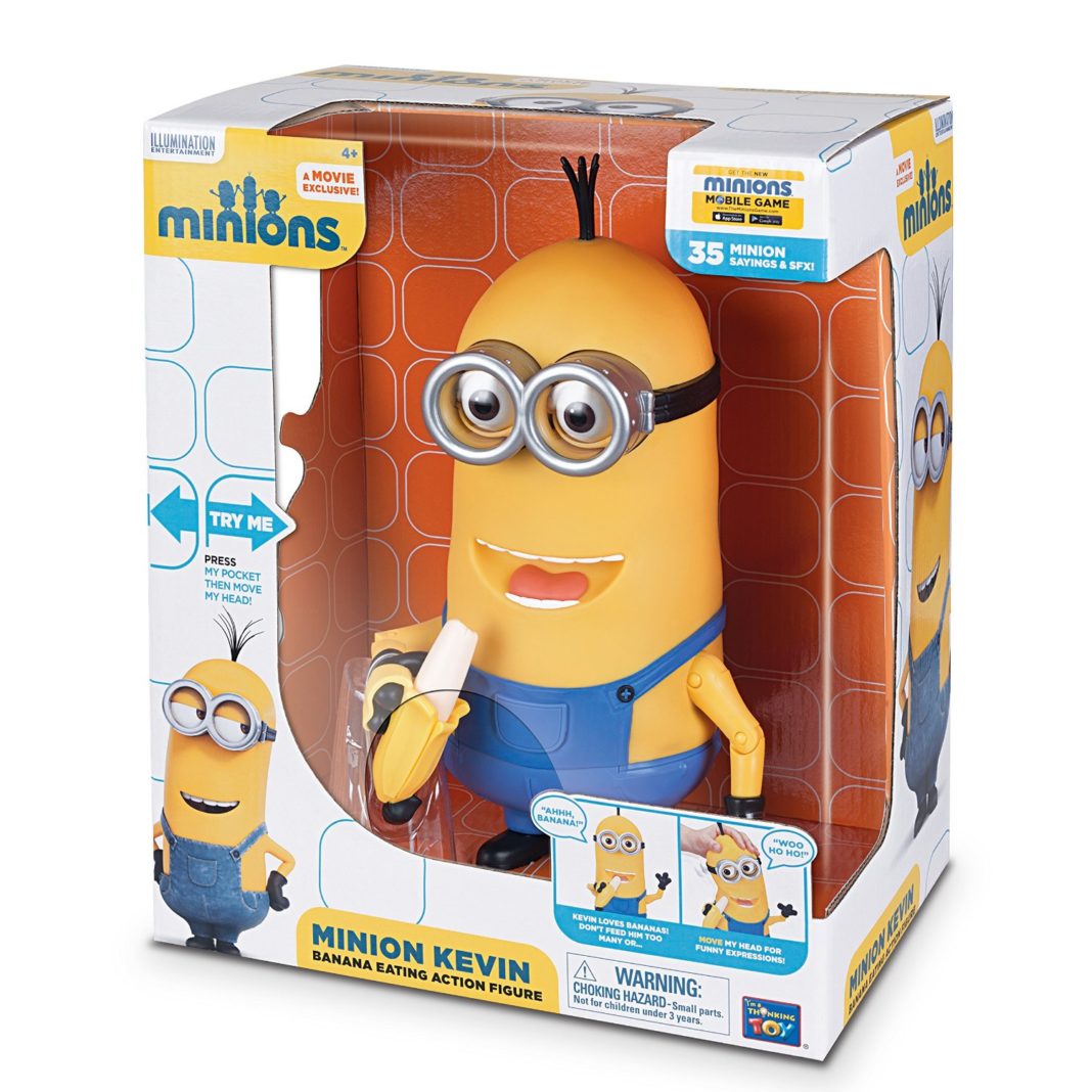 minion plush kevin