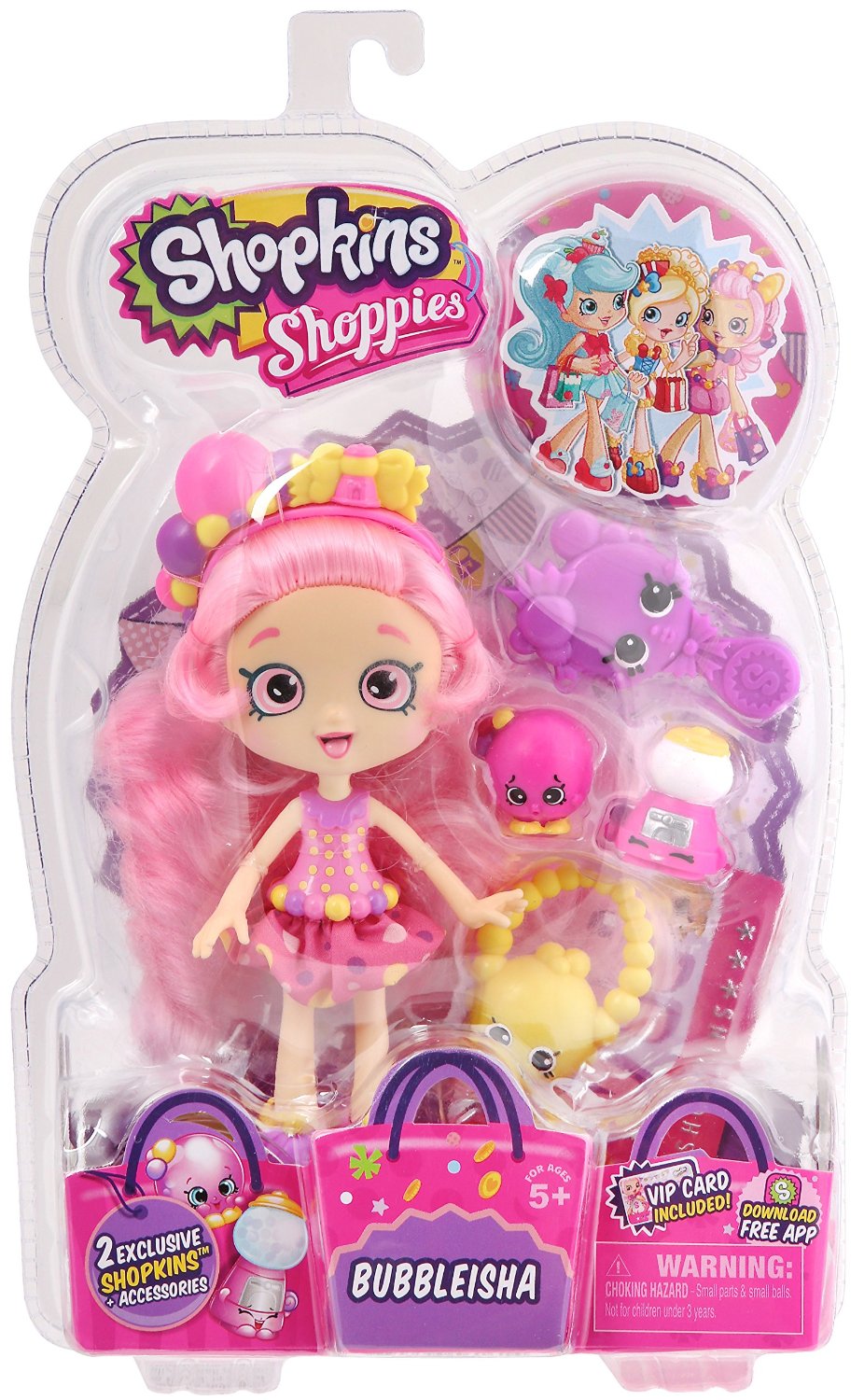 Shopkins Shoppies S1 Doll Pack Bubbleisha
