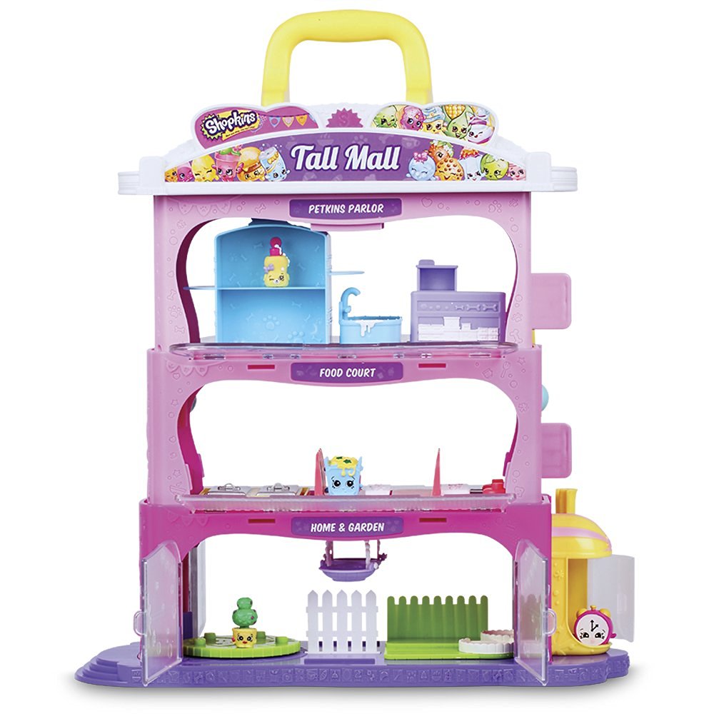 Shopkins Tall Mall Storage Case Play set