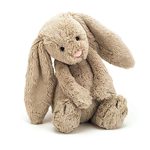 Jellycat Bashful Beige Bunny, Medium - 12 inches