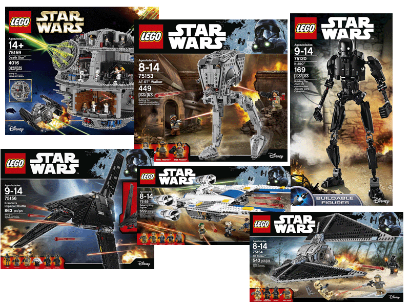 7 LEGO Star Wars Rogue One Toys