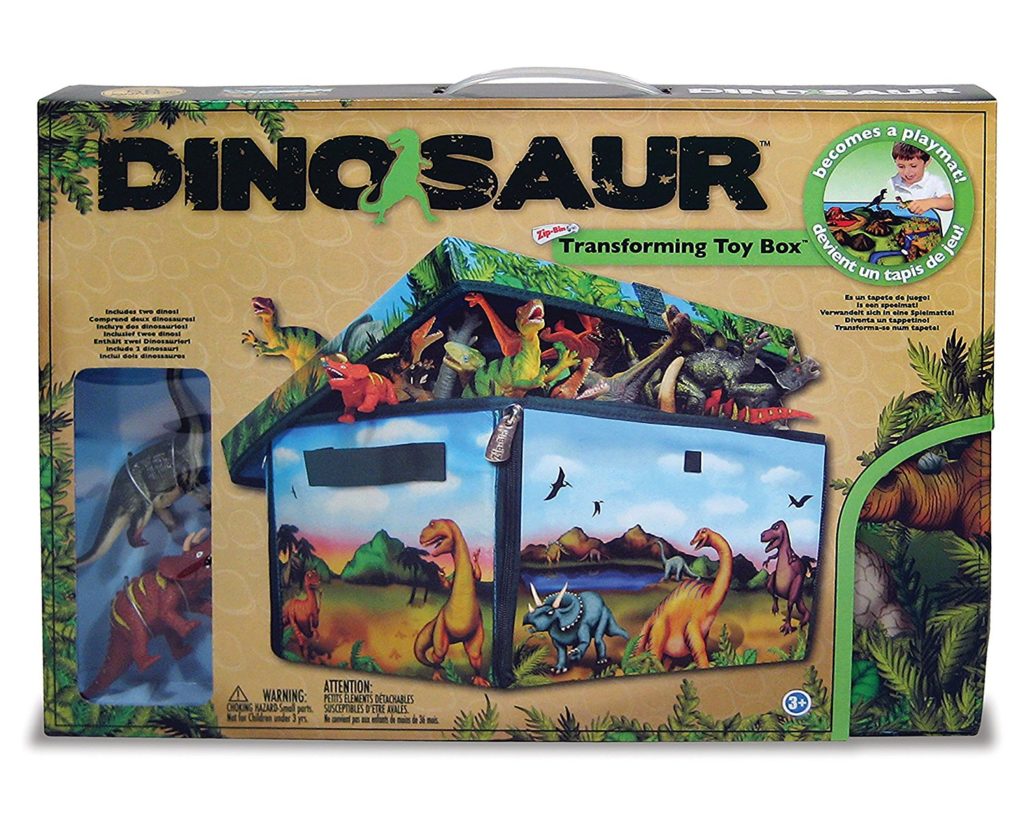 ZipBin 160 Dinosaur Collector Toy Box