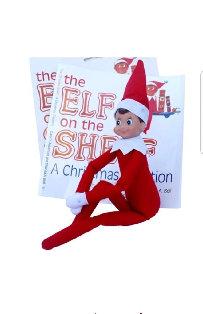 Elf on the Shelf: A Christmas Tradition (Blue-eyed Boy Scout elf)
