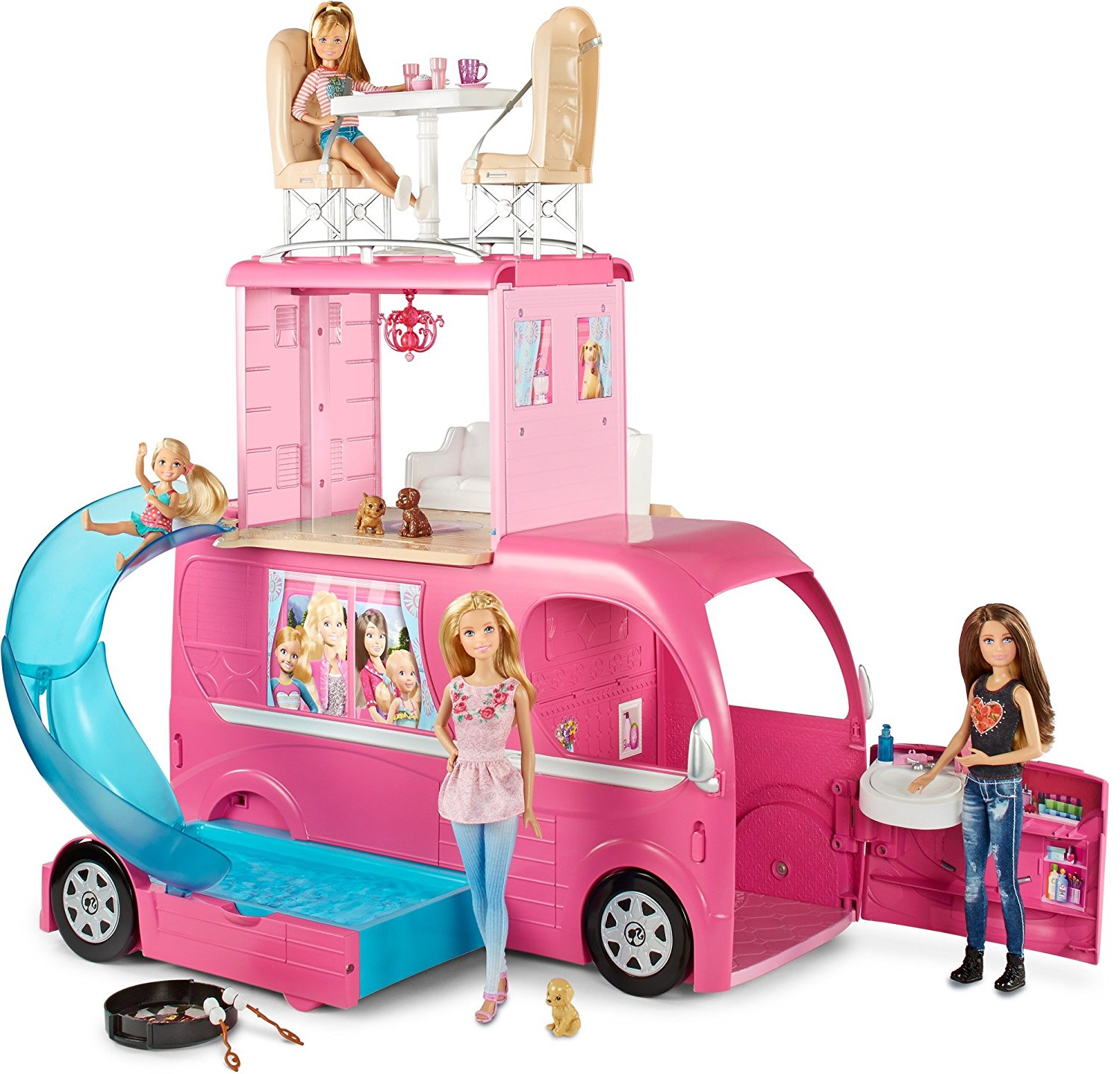 Barbie Pop-Up Camper Vehicle