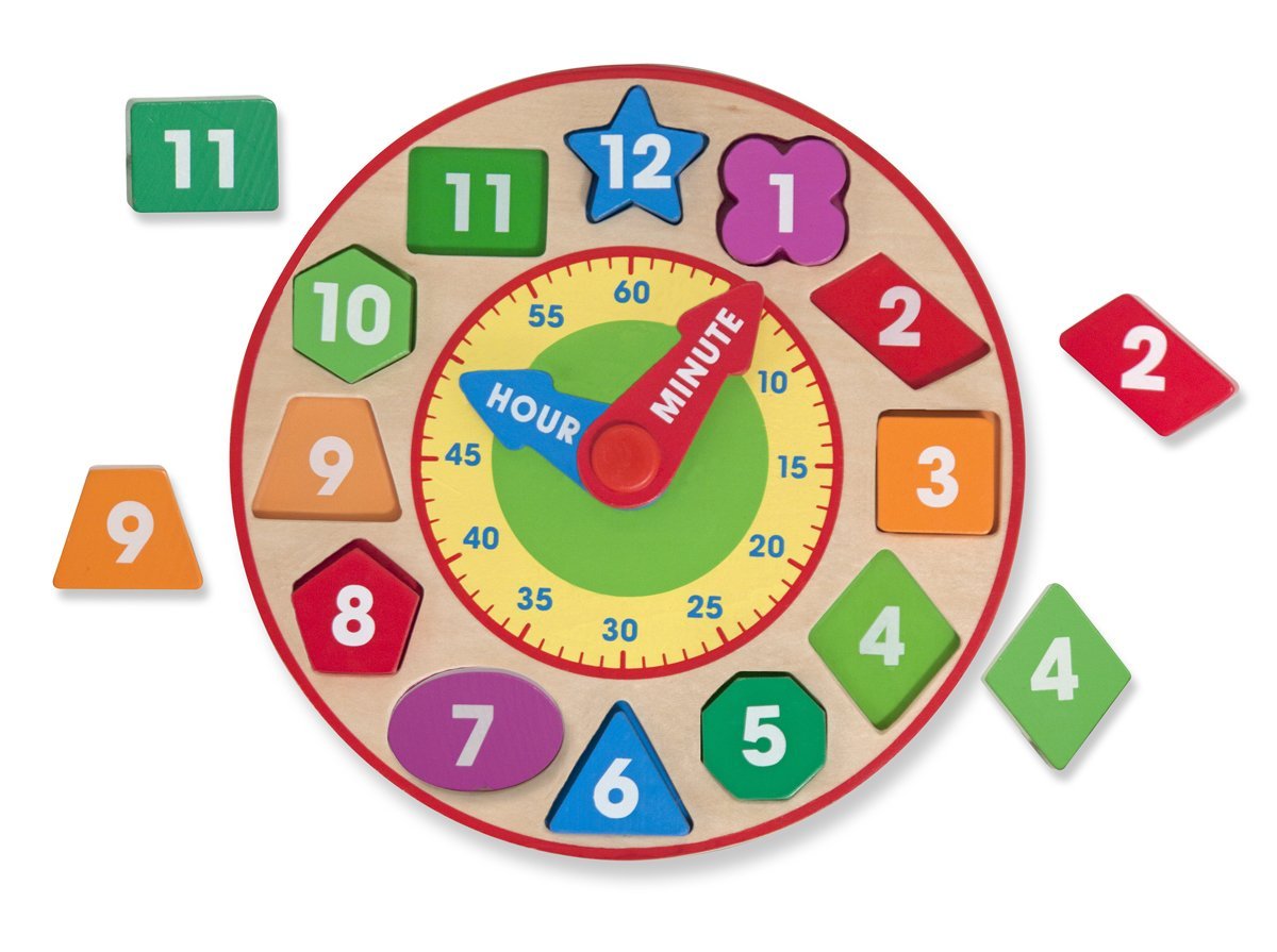 Melissa & Doug Shape Sorting Clock