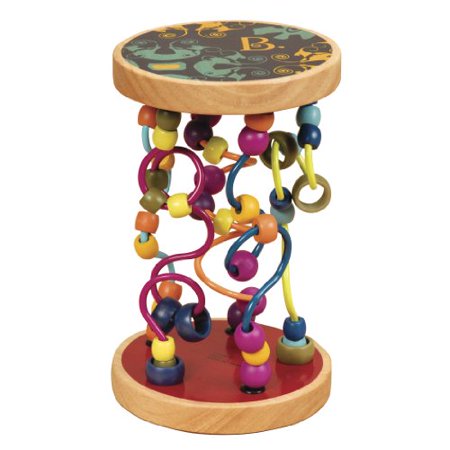 B. Toys â€“ Bead Maze â€“ Wooden Wire Maze â€“ 47 Beads & 5 Mazes â€“ Classic Toy for Babies Toddlers Kids â€“ Quality Wood â€“ Loopty Loo â€“ 18 Months +