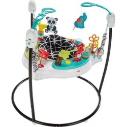 Fisher-Price Early Development Toys Multi - Blue & White Animal Wonders Jumperoo Seat