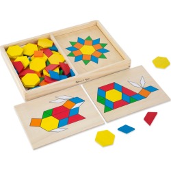 Melissa and Doug Toy, Pattern Blocks and Boards