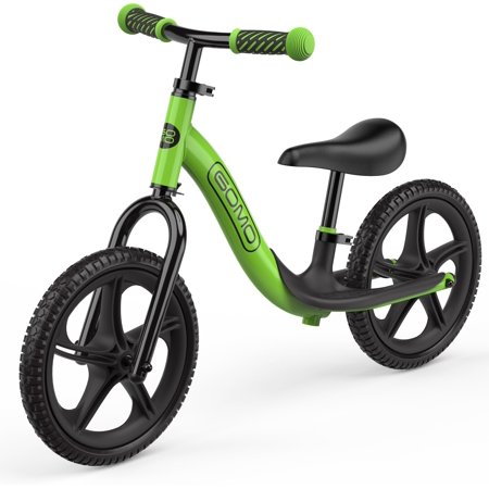 GOMO Balance Bike - Toddler Training Bike for 18 Months 2 3 4 and 5 Year Old Kids - Ultra Cool Colors Push Bikes for Toddlers/No Pedal Scooter Bicycle with Footrest