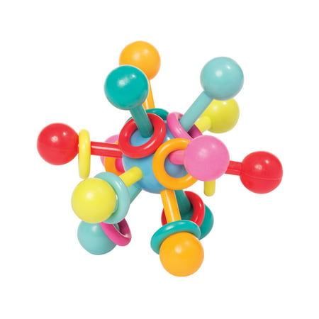 Manhattan Toy Atom Rattle & Teether Grasping Activity Baby Toy