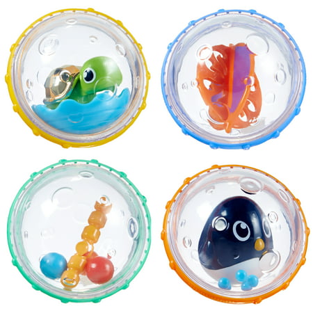 Munchkin Float and Play Bubbles Bath Toy Unisex 4 Months+ 4 Pack