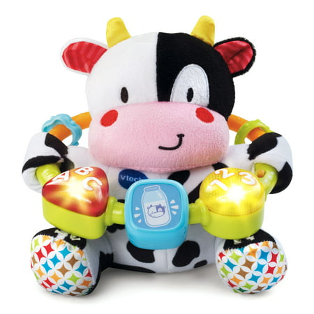 VTech Lil Critters Moosical Beads Plush Cow Musical Baby Toy