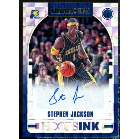 Stephen Jackson Card 2018-19 Hoops Hoops Ink #49