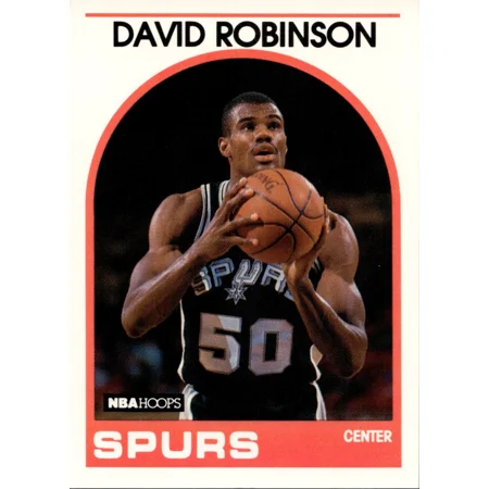 1989 David Robinson NBA Hoops Rookie card #310