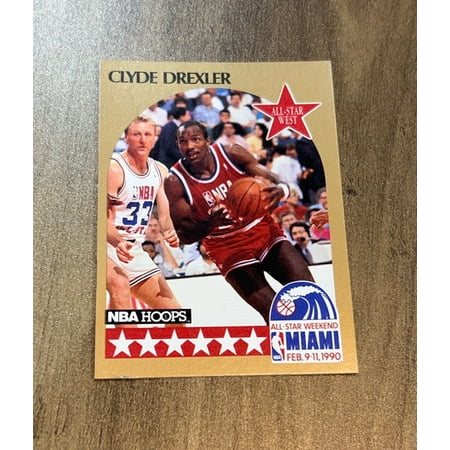 Clyde Drexler 1990-91 Hoops 16 trading card