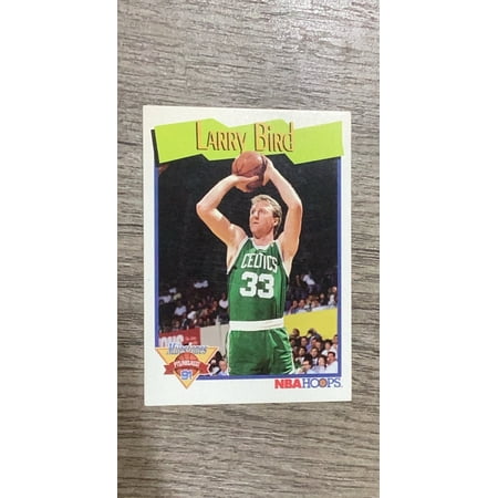 Larry Bird Boston Celtics 1991-92 Hoops 314 Trading Card
