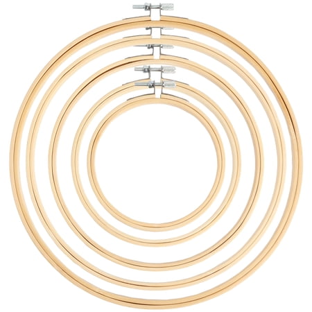 JubileeYarn Embroidery Hoops Set - 5 Hoops