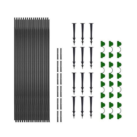 Whoamigo Garden Hoops Row Cover Hoops Greenhouse Frame Garden Hoops For Raised Beds