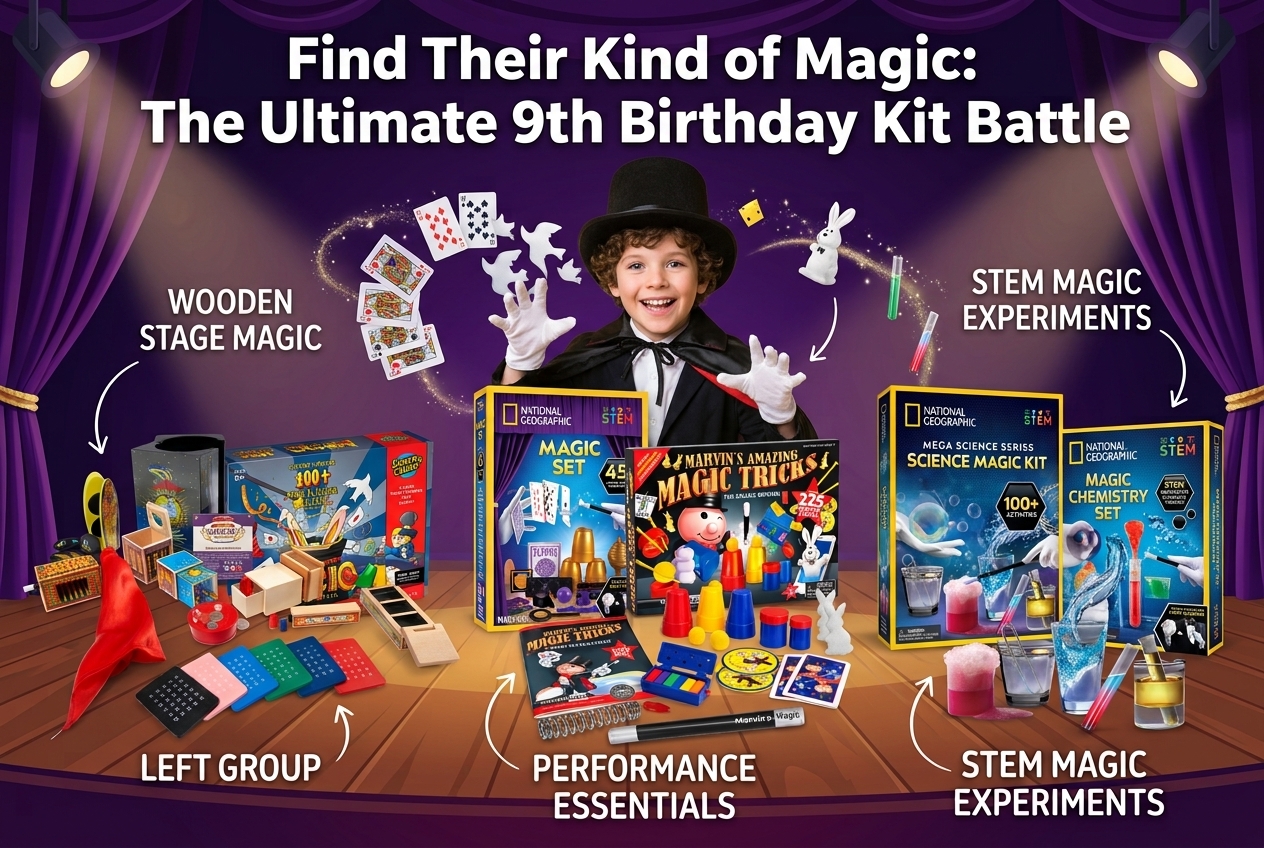 Magic Kits vs. Magic Books: Birthday Gifts for a 9-Year-Old Who Loves Magic Tricks